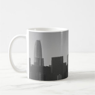 San Francisco Skyline Monochrome - Cityscape Foto Kaffeetasse