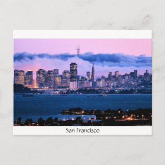 San Francisco Skyline Post Card Postkarte