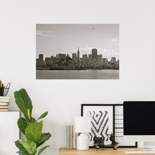 San Francisco Skyline Poster (Heimbüro)
