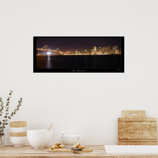 San Francisco Skyline Poster (Küche)