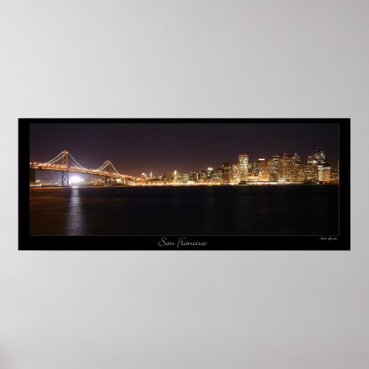San Francisco Skyline Poster (Vorne)