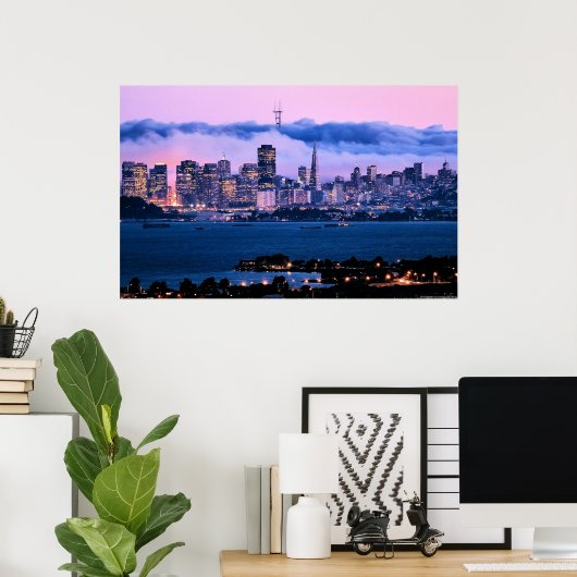 San Francisco Skyline Poster (Heimbüro)