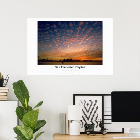 San Francisco Skyline Poster (Heimbüro)