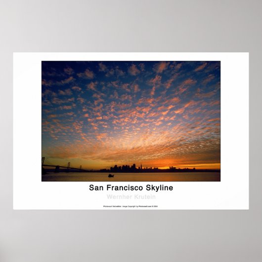 San Francisco Skyline Poster (Vorne)