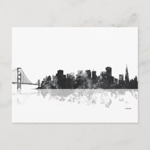 SAN FRANCISCO SKYLINE POSTKARTE