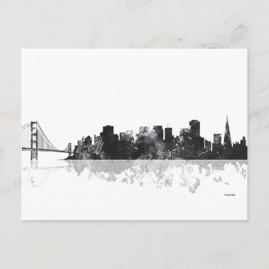 SAN FRANCISCO SKYLINE POSTKARTE (Vorderseite)