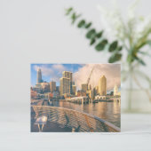 San Francisco Skyline Postkarte (Stehend Vorderseite)