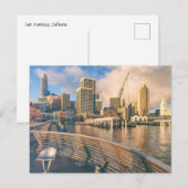 San Francisco Skyline Postkarte (Vorne/Hinten)