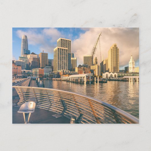 San Francisco Skyline Postkarte (Vorderseite)