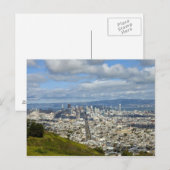 San Francisco skyline Postkarte (Vorne/Hinten)