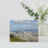 San Francisco skyline Postkarte (Stehend Vorderseite)
