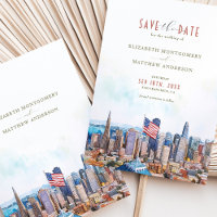 San Francisco Skyline Save the Date Zielort