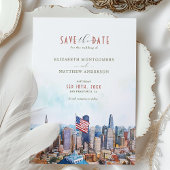San Francisco Skyline Save the Date Zielort Einladung