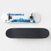 San Francisco Skyline-Skateboard Skateboard (Horizontal)
