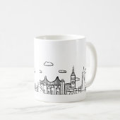 San Francisco Skyline-Tasse Kaffeetasse (VorderseiteRechts)