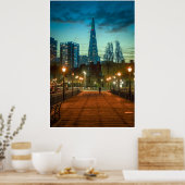 San Francisco Skyline Transamerica Pyramid Print Poster (Küche)