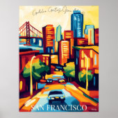 San Francisco Skyline und Golden Gate in Favist Poster (Vorne)