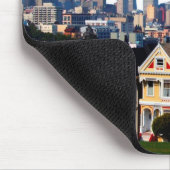 San Francisco Skyline w/ San Francisco im Sky Mousepad (Ecke)