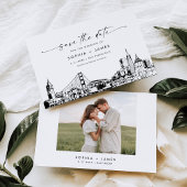 San Francisco Skyline Wedding Save the Date Card Einladung