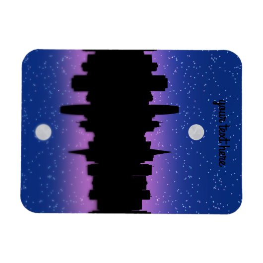 San Francisco Skyline Zeichne #1 Magnet (Horizontal)