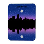 San Francisco Skyline Zeichne #1 Magnet (Vertikal)