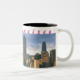 San Francisco Skyline Zweifarbige Tasse