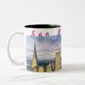 San Francisco Skyline Zweifarbige Tasse (Links)