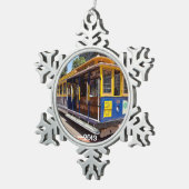San Francisco Snowflake Schneeflocken Zinn-Ornament (Rechts)