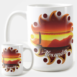 San Francisco Sonnenuntergang 1124 Kaffeetasse