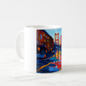 San Francisco Souvenir Kaffeetasse (Vorderseite Links)