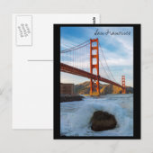 San Francisco Splash Postkarte (Vorne/Hinten)