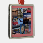 San Francisco Square Ornament Aus Metall (Rechts)