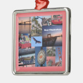San Francisco Square Ornament Aus Metall (Links)