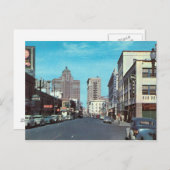 San Francisco St., El Paso TX Vintag Postkarte (Vorne/Hinten)