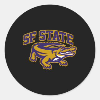 San Francisco Staat Gators Icon Runder Aufkleber