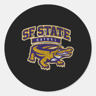 San Francisco Staat Sfsu Gators Large Runder Aufkleber