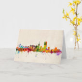 San Francisco Stadt-Skyline Karte (Gelbe Blume)