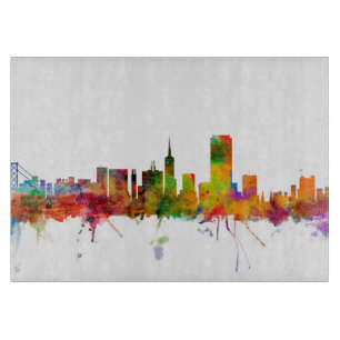 San Francisco Stadt-Skyline Schneidebrett