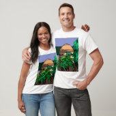 San Francisco städtische Skizze von Dolores-Park T-Shirt (Unisex)