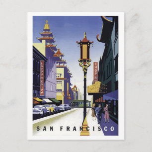 San Francisco, städtische Straße, Chinaviertel Postkarte