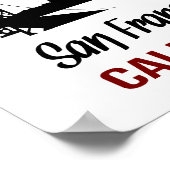 San Francisco (Standardbildformat) Poster (Ecke)