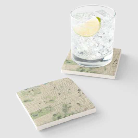 San Francisco Steinuntersetzer (Seitenansicht)