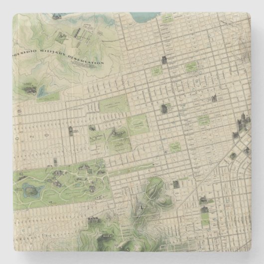 San Francisco Steinuntersetzer (Vorderseite)