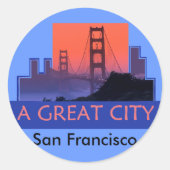 SAN FRANCISCO Sticker (Vorderseite)