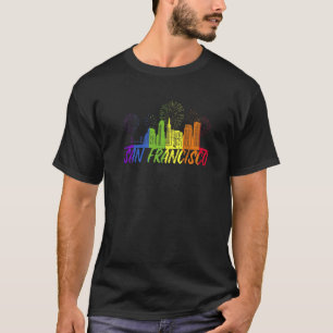 San Francisco Stolz Skyline Pride Parade San Franz T-Shirt