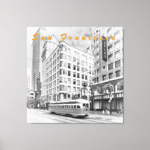 San Francisco Straße Leinwanddruck