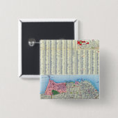 San Francisco Street Karte Button (Vorne & Hinten)
