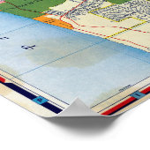 San Francisco Street Karte Poster (Ecke)