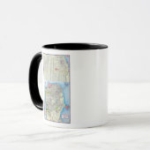 San Francisco Street Karte Tasse (Vorderseite Links)