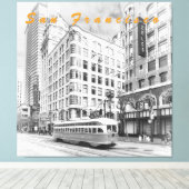 San Francisco Street Leinwanddruck (Insitu (Holzboden))
